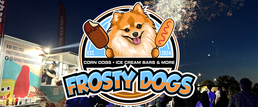 Frosty Dogs Food Truck Logo