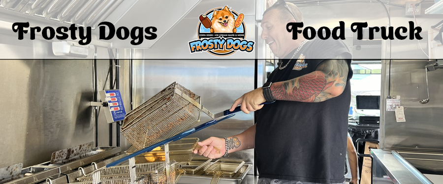 Frosty Dogs Food Truck Logo